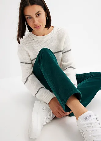 Manšestrové kalhoty • sytě zelená • bonprix obchod