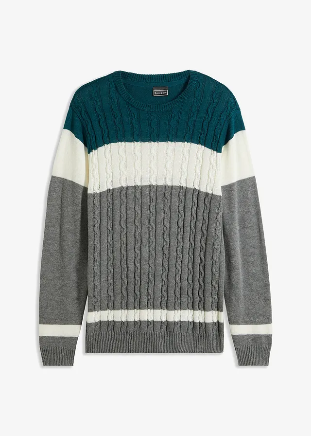 Pulóver s osmičkovým vzorom a bavlnou