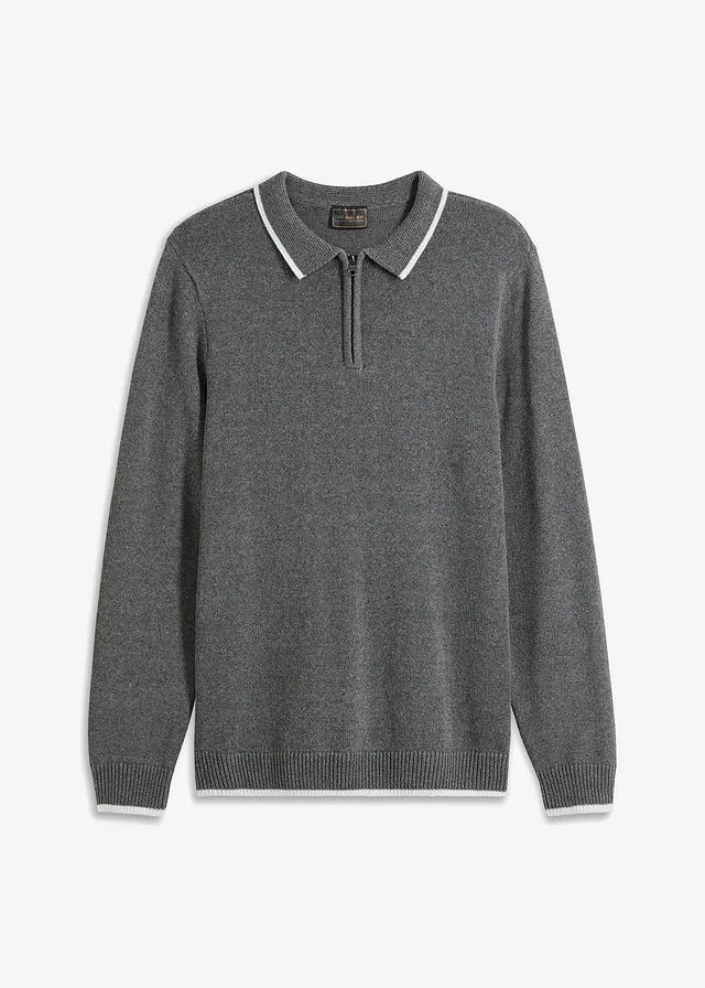 Pulover polo cu bumbac reciclat