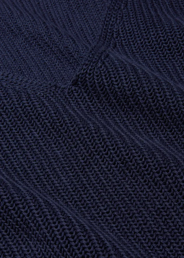 Pull côtelé 100% coton • bleu foncé • product-page.page-title-suffix