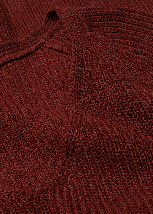 Pull côtelé 100% coton • acajou • product-page.page-title-suffix