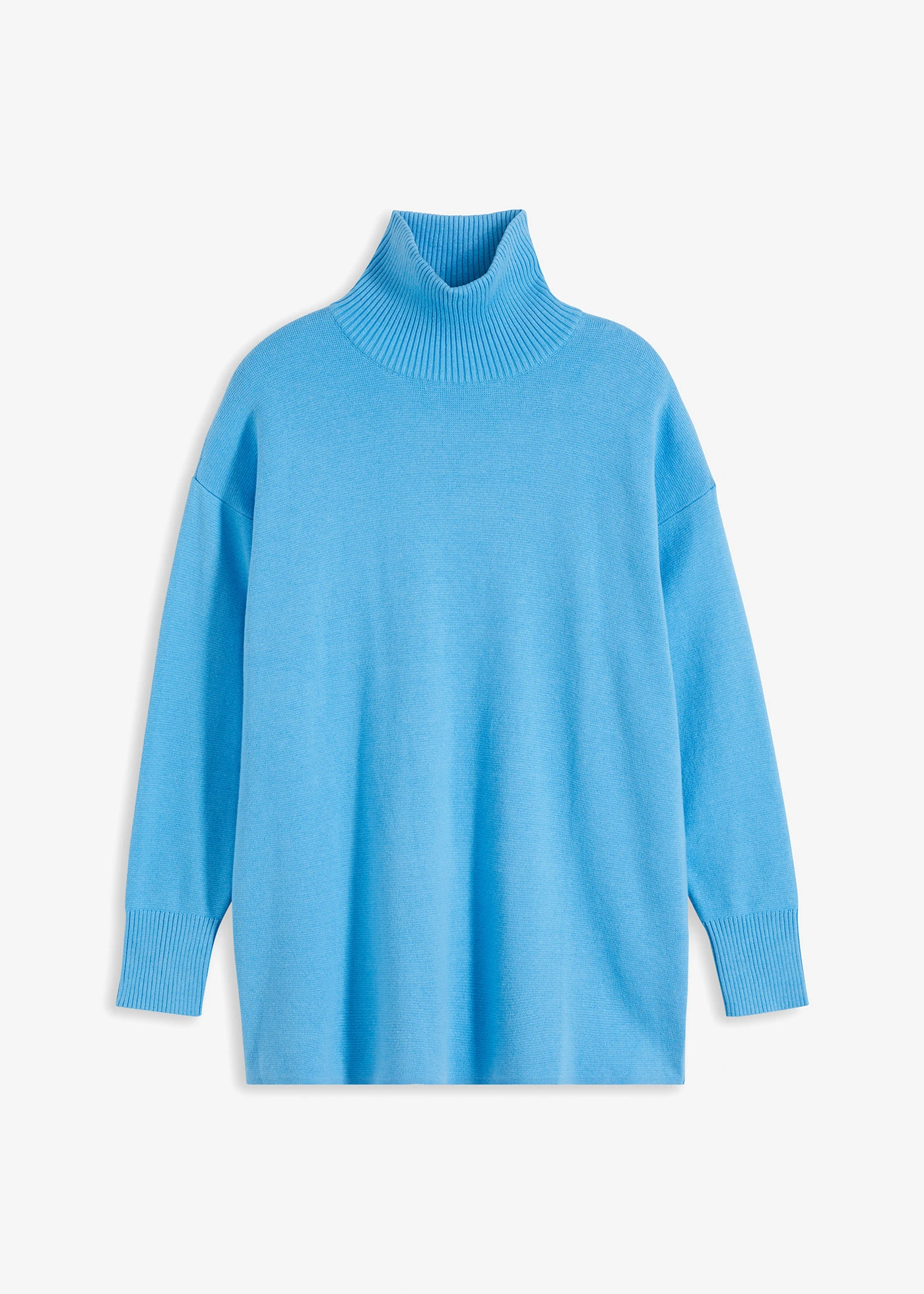 Pulover ripsat din bumbac pur • albastru briliant • magazin bonprix