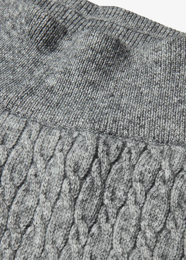 Pantalon en maille torsadée • gris chiné • product-page.page-title-suffix
