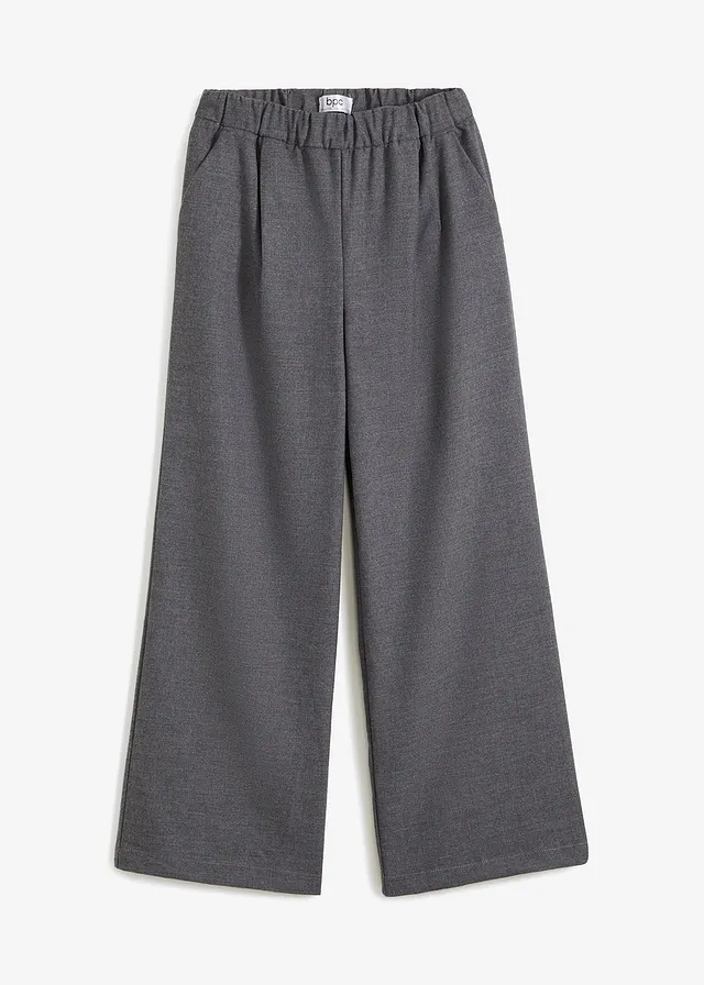 Pantaloni Marlene cu aspect de lână