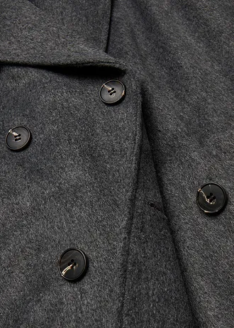 Manteau croisé oversize • anthracite chiné • Boutique bonprix