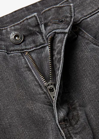 Strečové džíny Wide Leg, Mid Waist • šedý denim • bonprix obchod