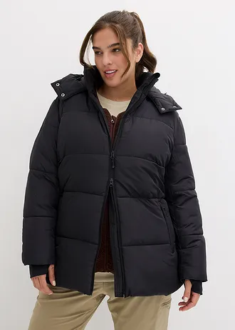 Hydrofobowa kurtka funkcyjna • czarny plus size • sklep bonprix