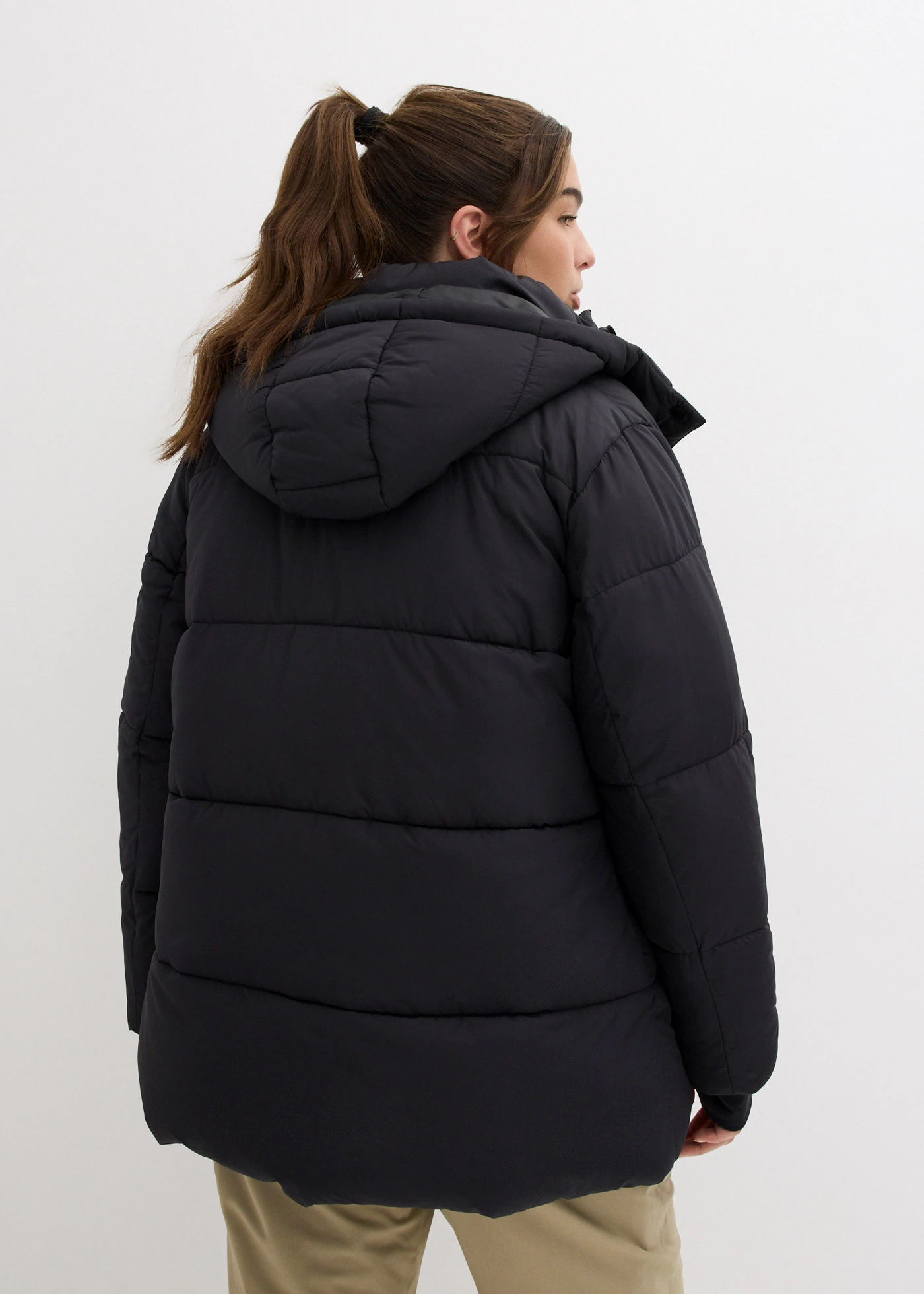 Funkciós dzseki, vízlepergető • fekete plus size • bonprix áruház