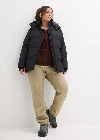 Funkciós dzseki, vízlepergető • fekete plus size • bonprix áruház