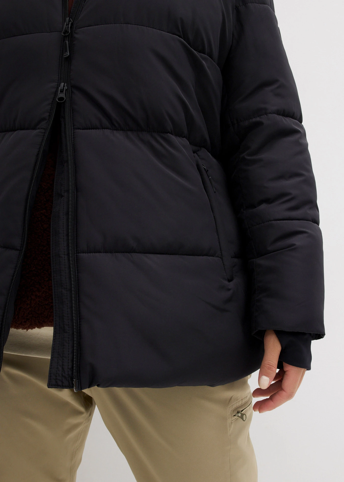 Voděodolná funkční bunda • černá plus size • bonprix obchod