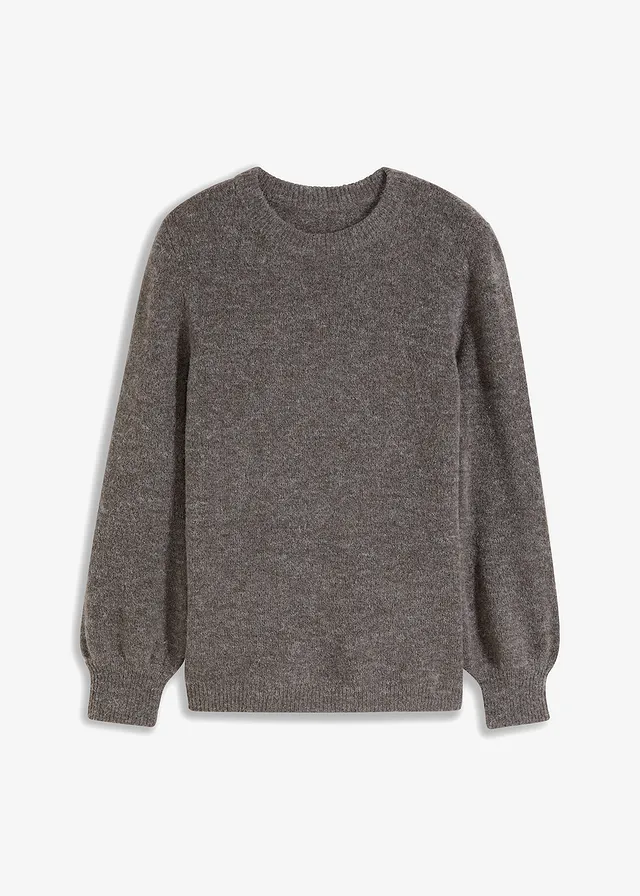 Pulóver s balónovými rukávmi