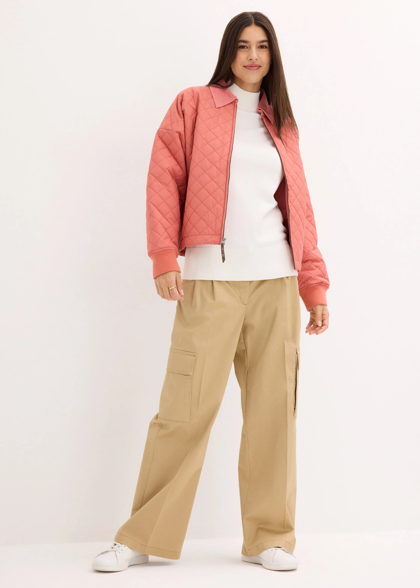 Pulover din tricotaj fin • ecru • magazin bonprix