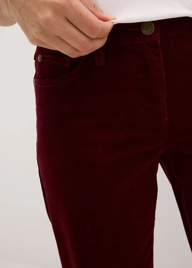 Corduroy broek in Marlene Dietrich stijl • esdoornrood • product-page.page-title-suffix