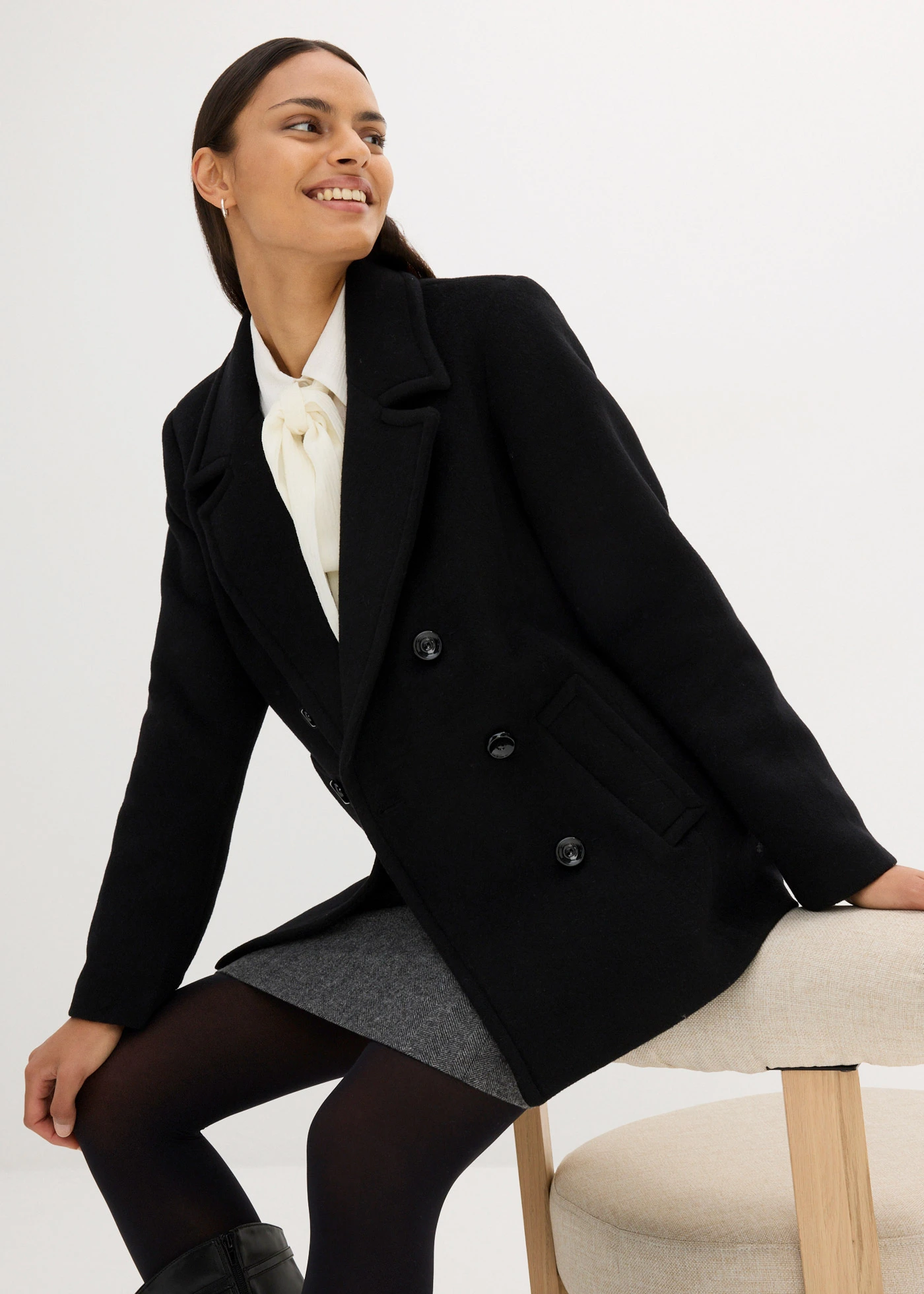 Veste caban • noir • Boutique bonprix