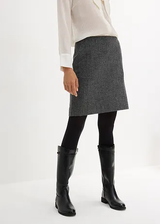 Ceruza szoknya • középszürke melírozott • bonprix áruház