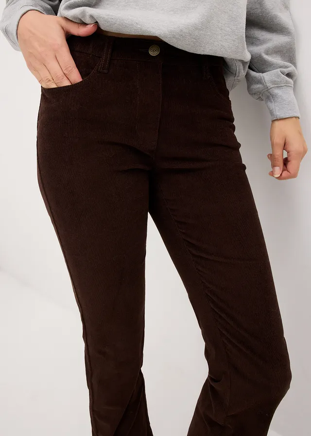 Pantalon extensible en velours côtelé • marron foncé • product-page.page-title-suffix