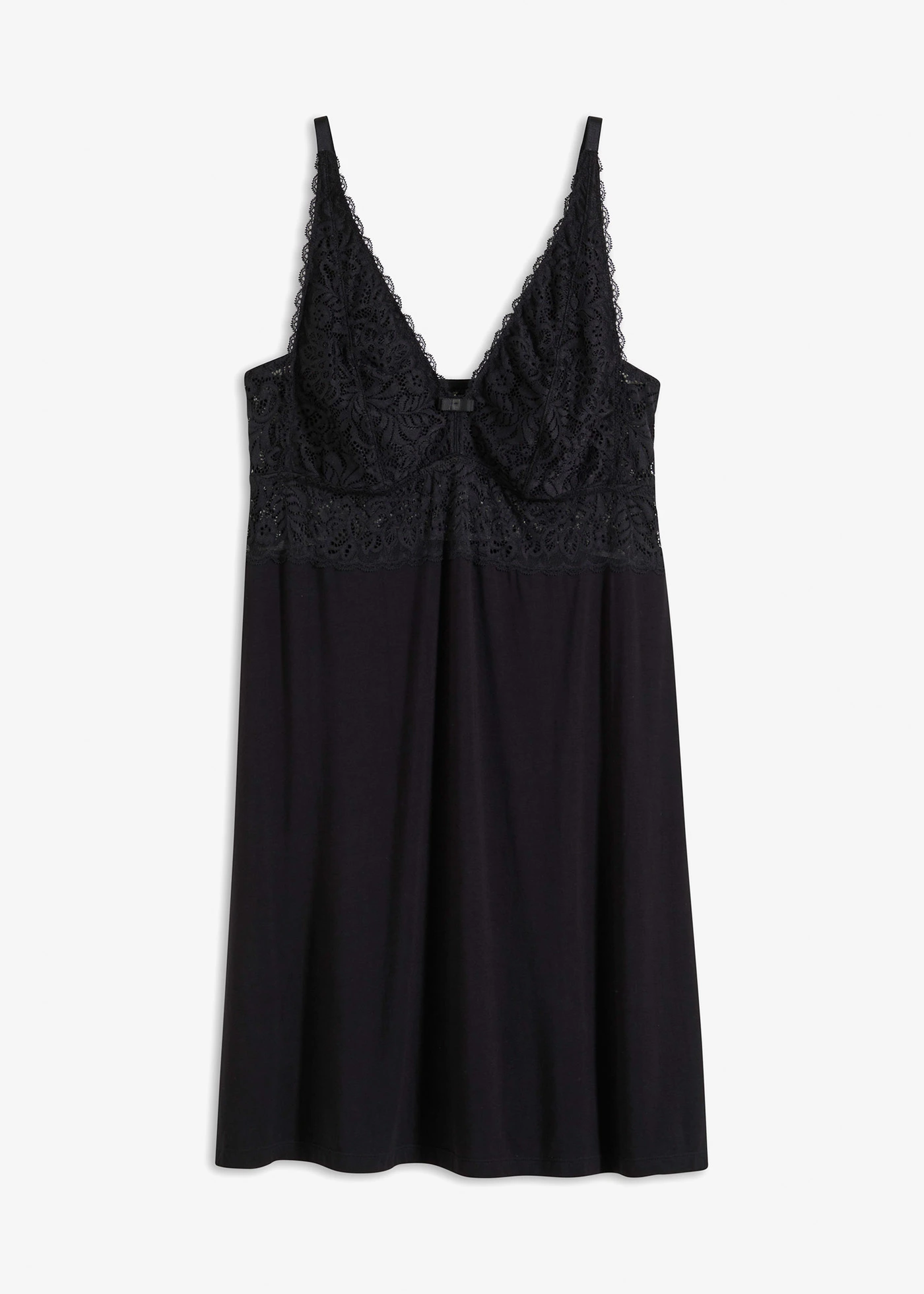 Slipdress van zacht viscose • zwart • bonprix online shop