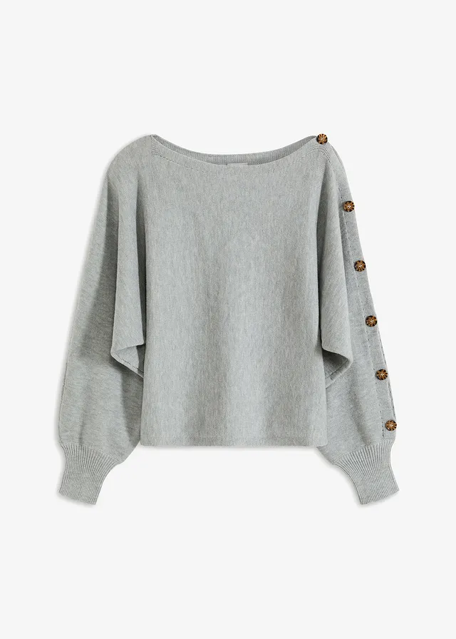 Pull avec détails boutons