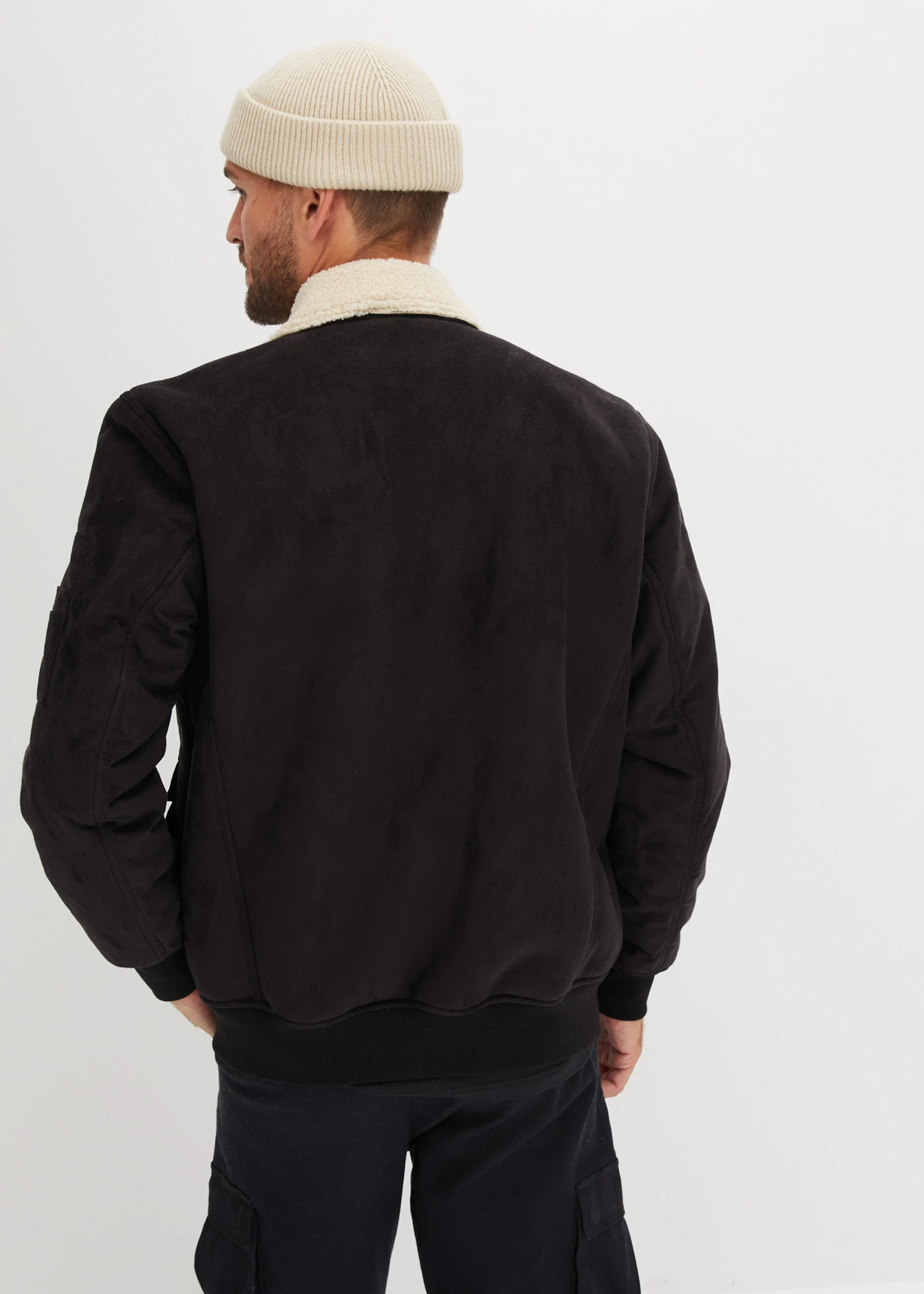 Kurtka ze sztucznej skóry • czarny • bonprix obchod