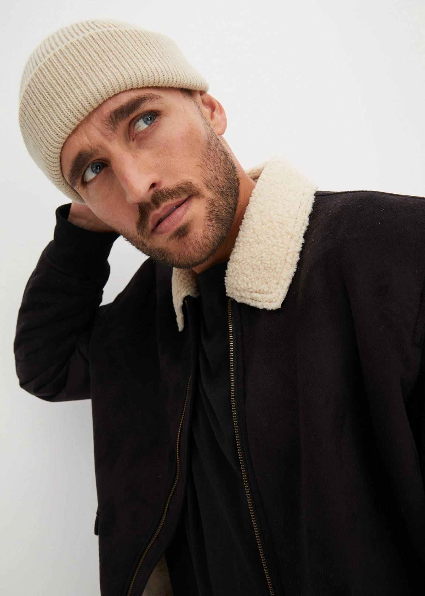 Kurtka ze sztucznej skóry • czarny • bonprix obchod