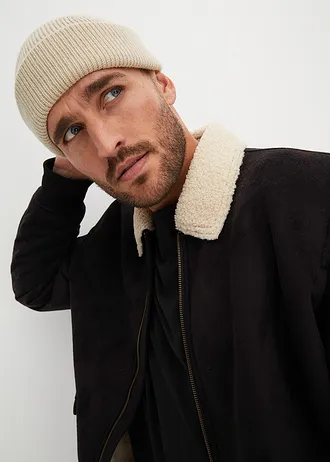 Kurtka ze sztucznej skóry • czarny • bonprix obchod