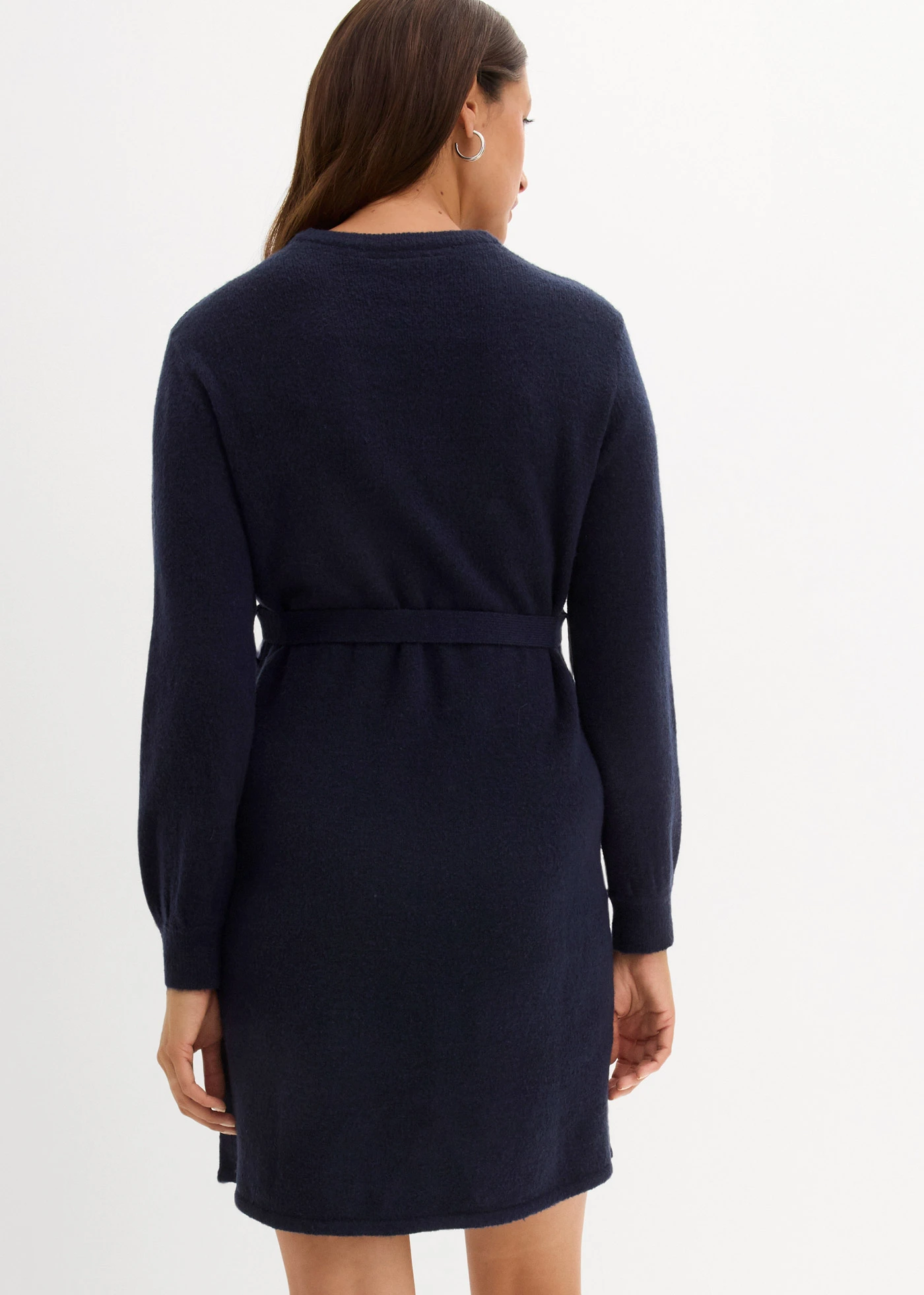 Těhotenské pletené šaty • tmavě modrá • bonprix obchod