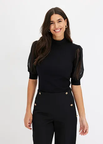 T-shirt • noir • Boutique bonprix