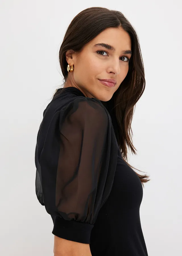 Shirt van katoen • zwart • product-page.page-title-suffix