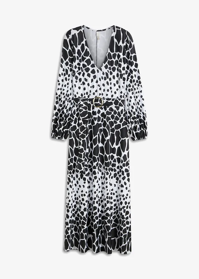 Rochie maxi cu inel decorativ