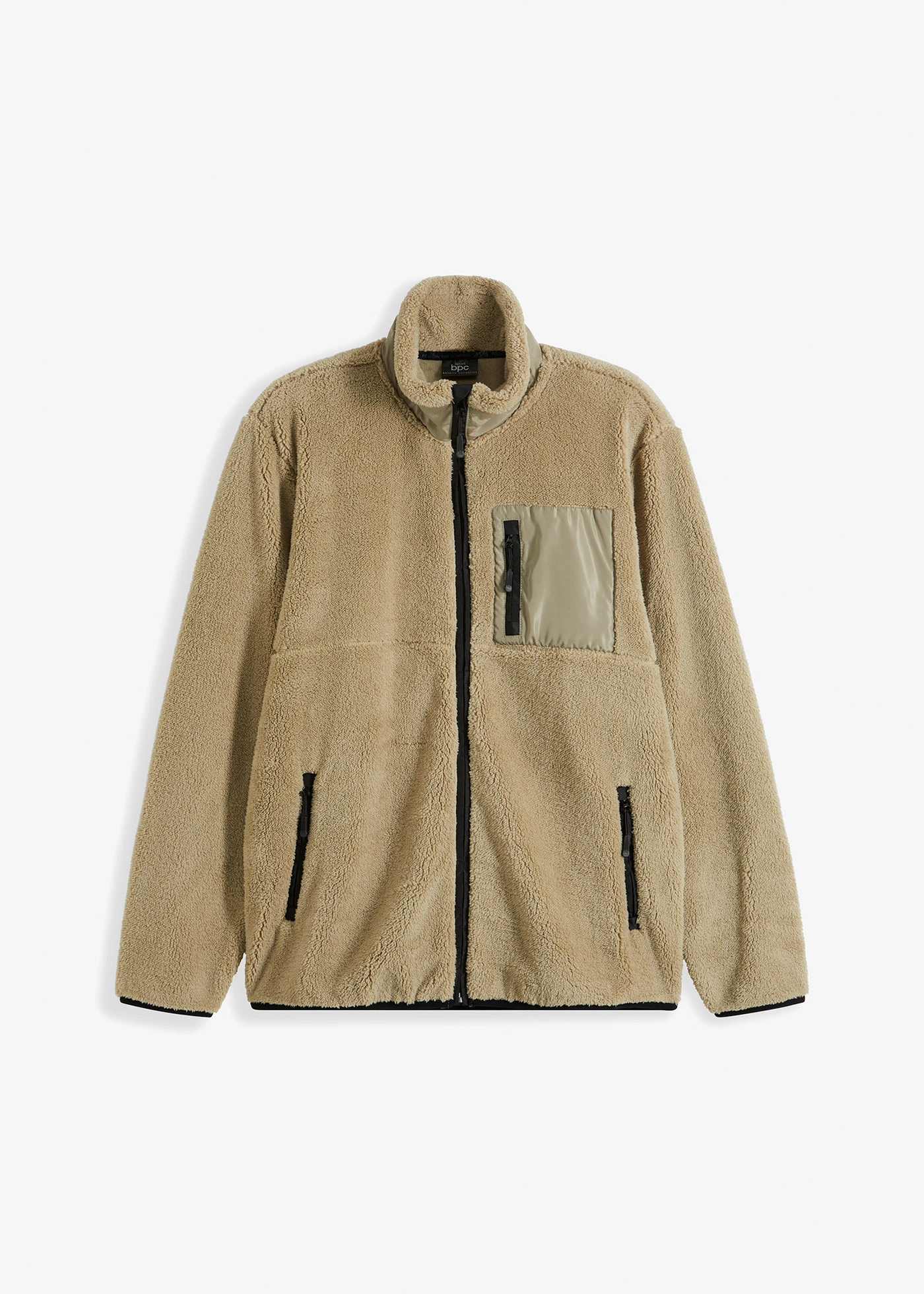 Bunda z medvídkového flísu • nová khaki • bonprix obchod