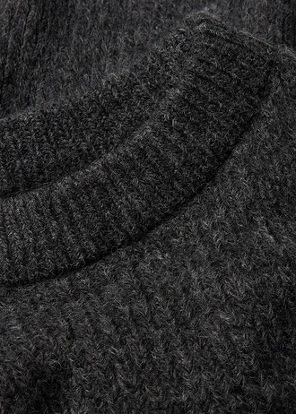 Pull doux en grosse maille • anthracite chiné • Boutique bonprix