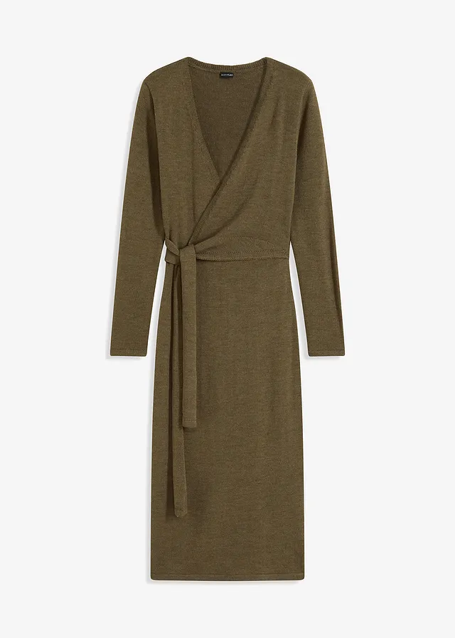 Robe midi en maille