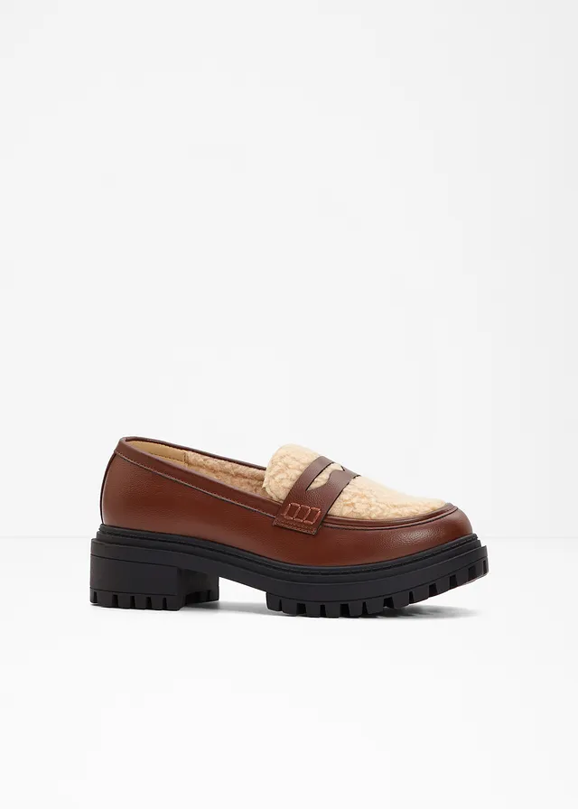 Mocassins à semelle épaisse