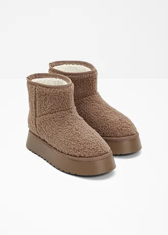 Plateau boots • taupe • bonprix online shop