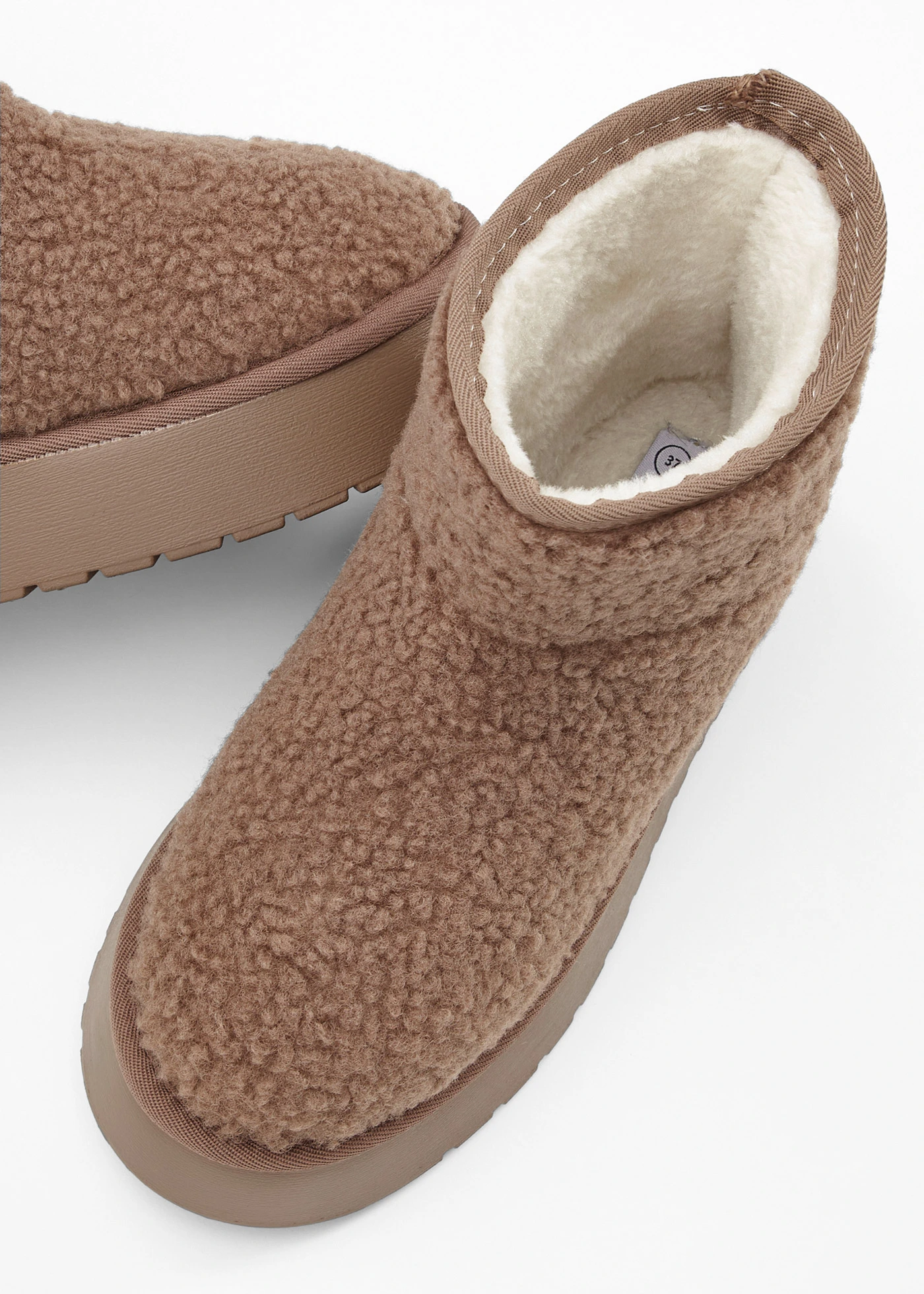 Plateau boots • taupe • bonprix online shop