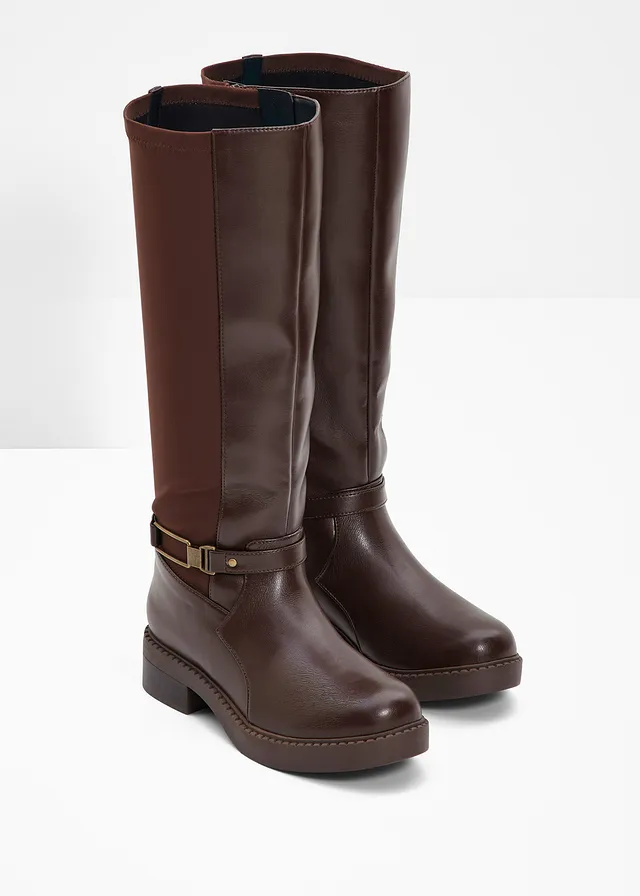 Bottes tige large • marron foncé • product-page.page-title-suffix