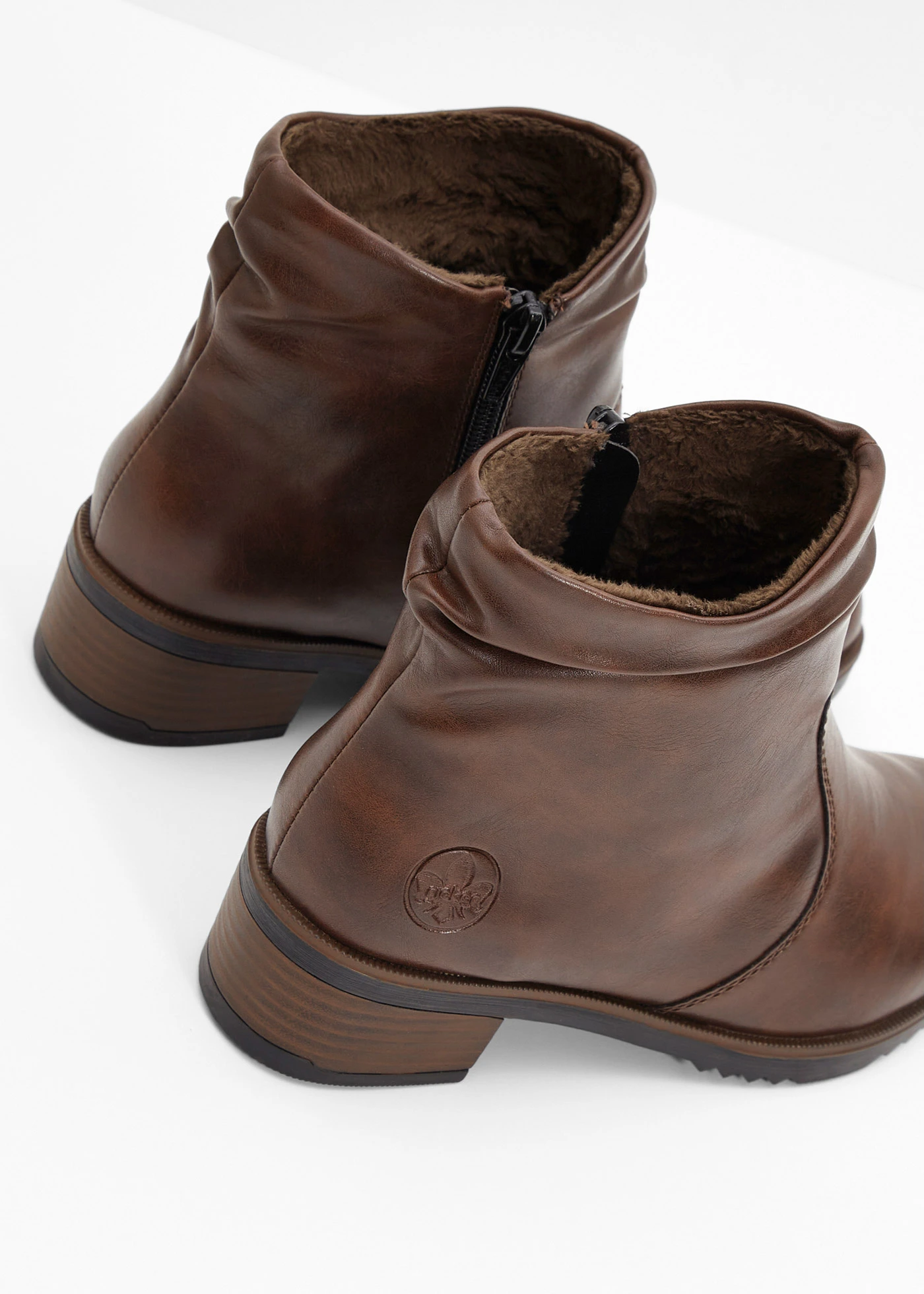 Rieker enkellaarsjes • bruin • bonprix online shop