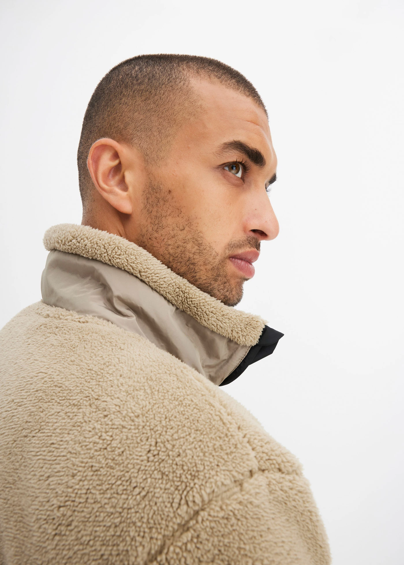 Bunda z medvídkového flísu • nová khaki • bonprix obchod