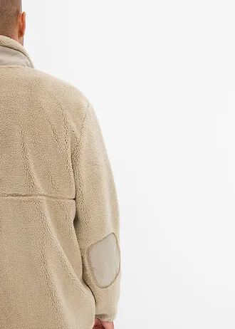 Bunda z medvídkového flísu • nová khaki • bonprix obchod