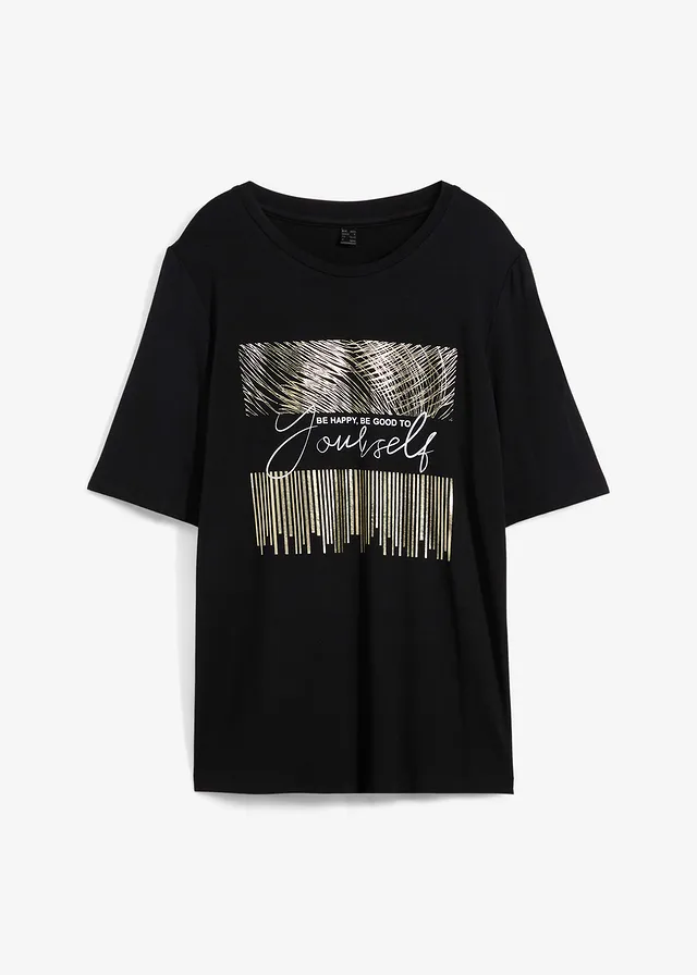 Tričko s potiskem • černá • bonprix obchod