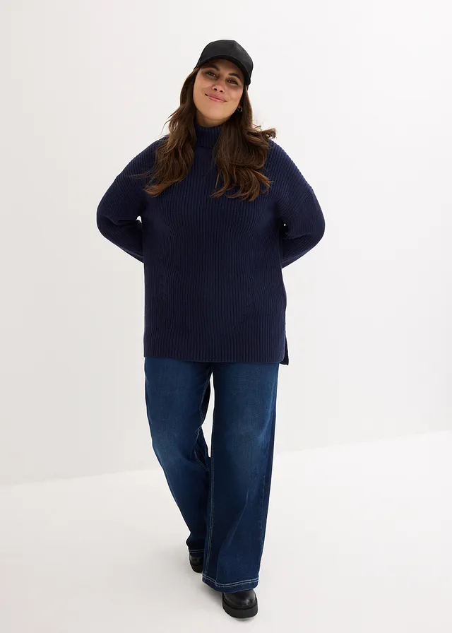 Coltrui van puur katoen, Kleur: donkerblauw