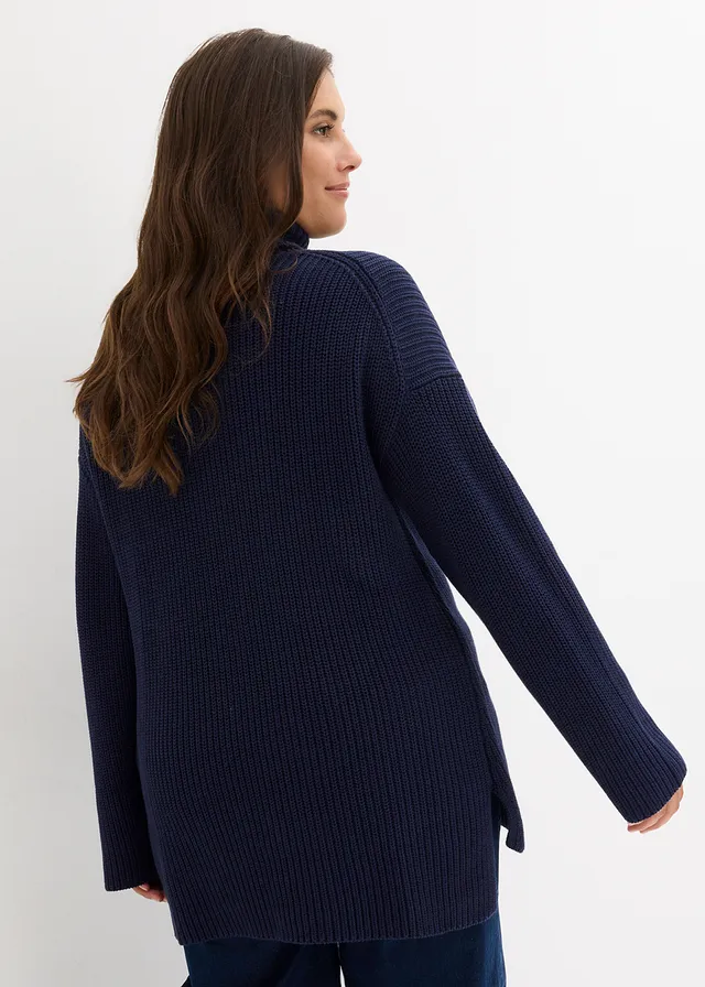 Coltrui van puur katoen, Kleur: donkerblauw
