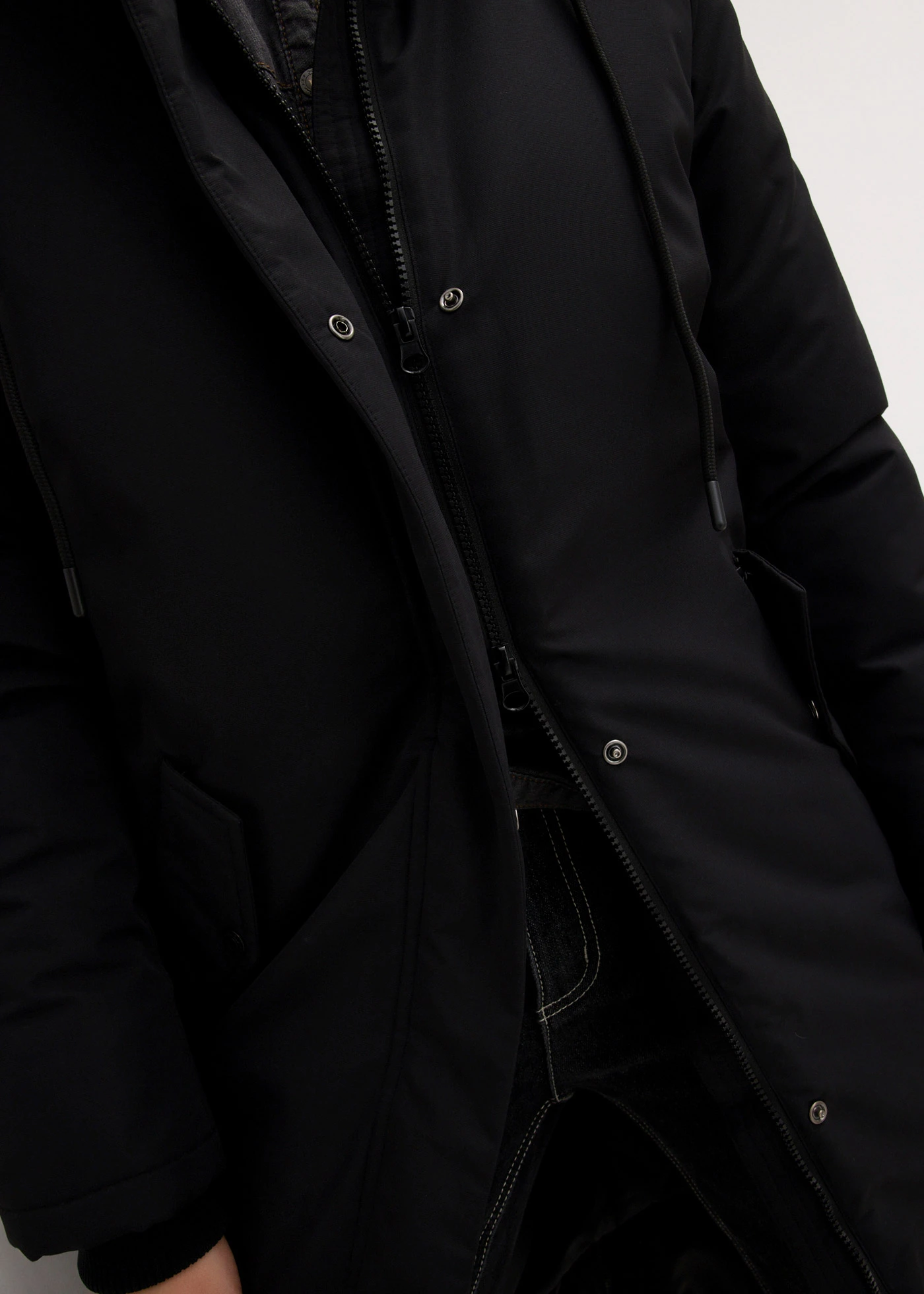 Zimní kabát s vnitřním prošíváním • černá • bonprix obchod