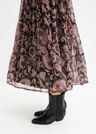 Maxi jurk • zwart paisley • bonprix online shop