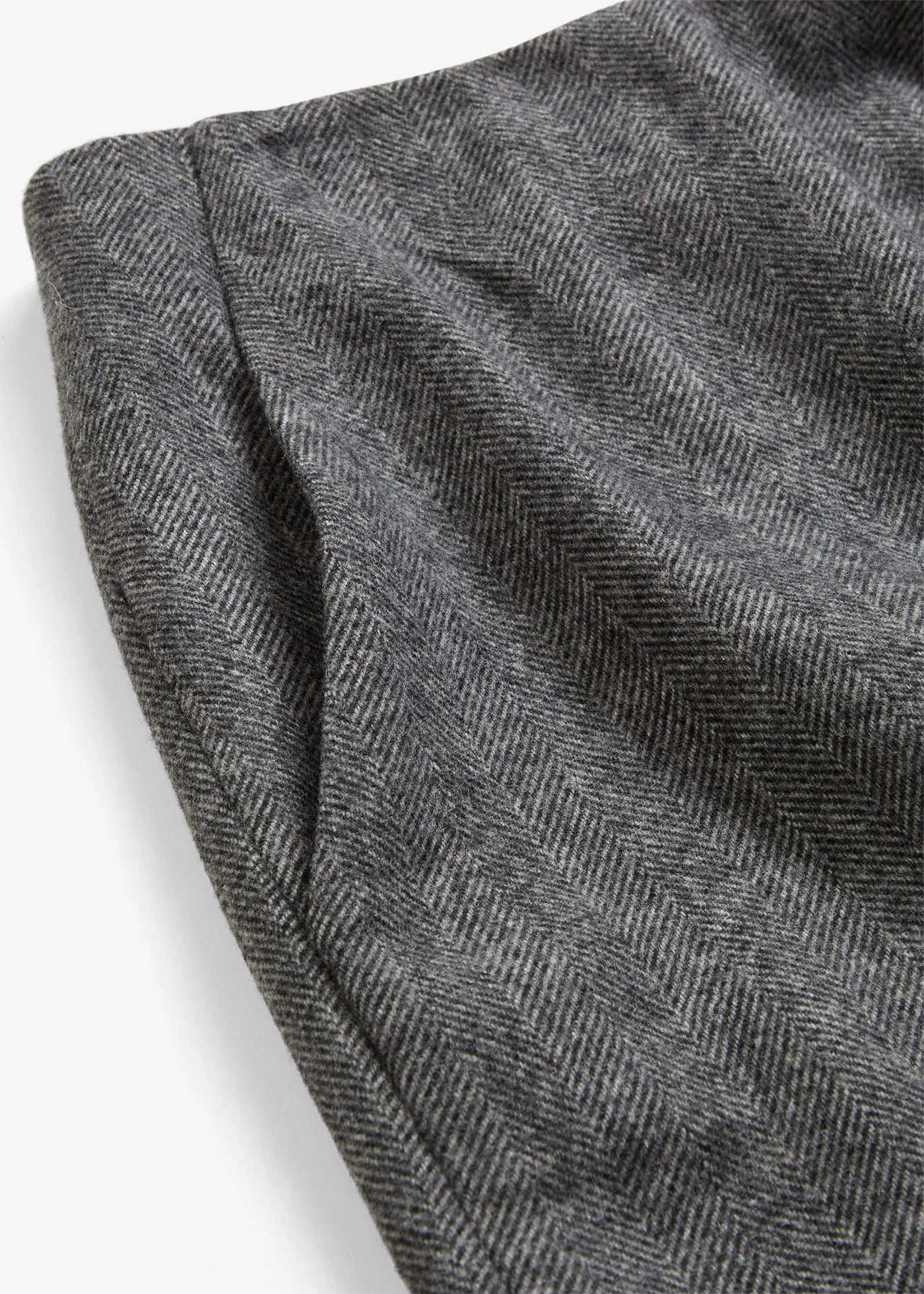 Wollen rok met visgraatpatroon • middengrijs gemêleerd • bonprix online shop