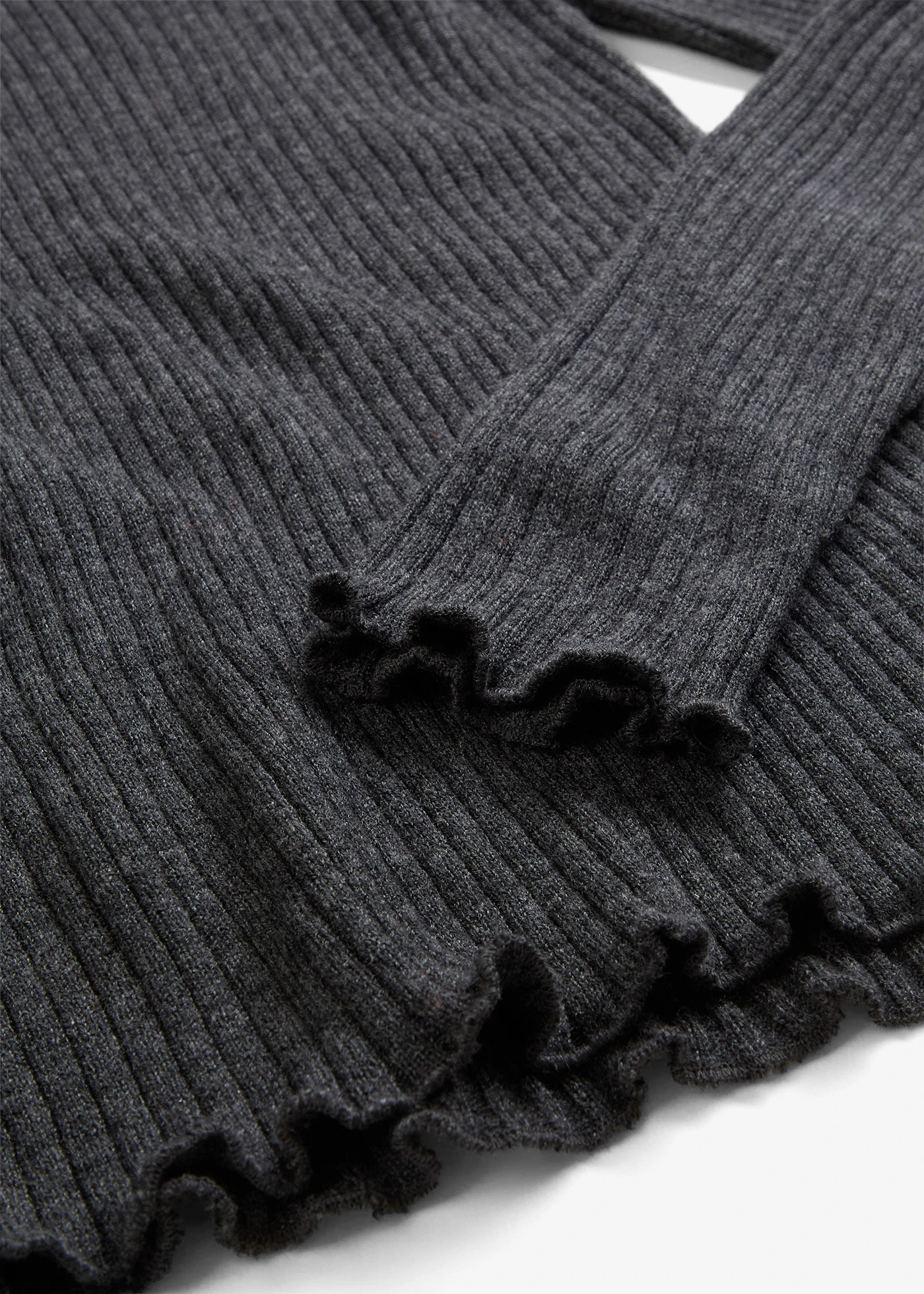 Svetr z velmi jemné merino vlny • tmavě šedý melír • bonprix obchod