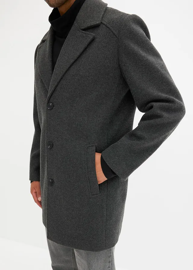 Manteau court • anthracite chiné • product-page.page-title-suffix