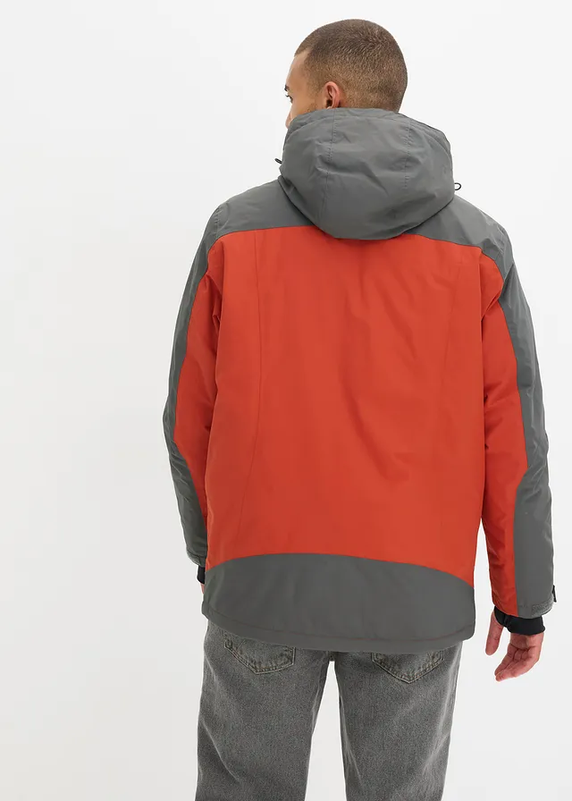 Outdoor winterjas, Kleur: roestoranje-antraciet