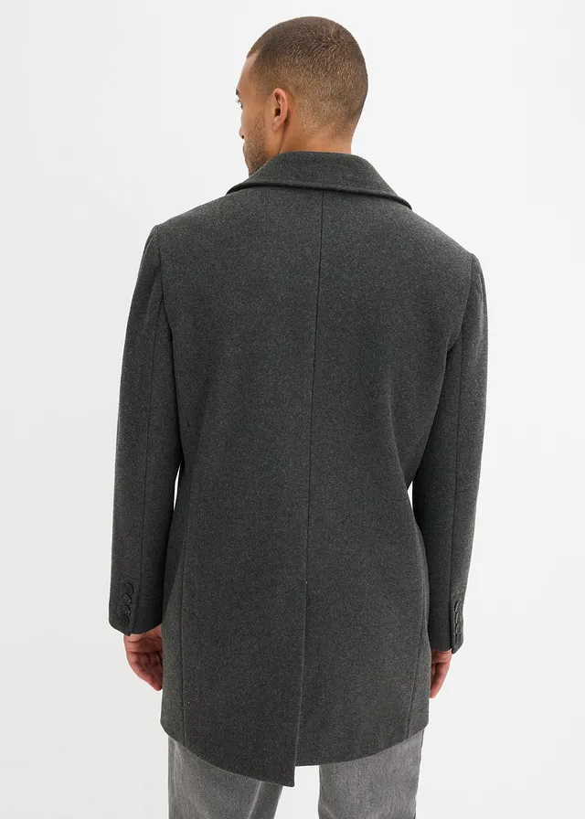 Manteau court, Couleur: anthracite chiné
