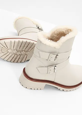 Kotníková obuv • béžová • bonprix obchod